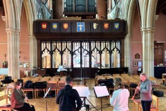 Basset Horn Recording Project 2026 Day 4. Sarah Thurlow, Chris Rawley, Fiona Mitchell and Katherine Spencer