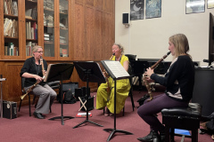 Performing to the students at the Royal Academy of Music